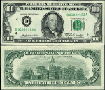 FR. 2165 $100 1969-A Federal Reserve Note Cleveland D-A Block CU