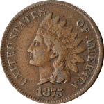 1875 Indian Cent