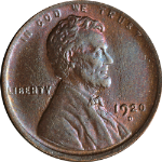 1920-D Lincoln Cent - Purple Toning