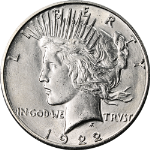 1922-S Peace Dollar