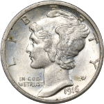 1916-S Mercury Dime