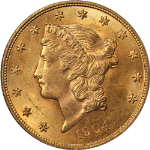 1904-P Liberty Gold $20 PCGS MS65 Superb Eye Appeal Strong Strike