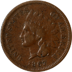 1867 Indian Cent