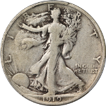 1919-S Walking Liberty Half PCGS F12 Great Eye Appeal Nice Strike