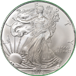 2010 Silver American Eagle $1 PCGS MS69 Direct From Mint Sealed - Green Insert