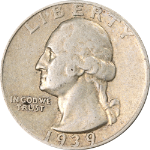 1939-D Washington Quarter