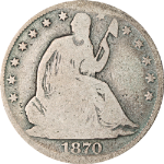 1870-P Seated Half Dollar