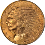 1909-P Indian Gold $5 PCGS MS65 Great Eye Appeal Fantastic Luster Strong Strike