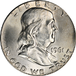 1961-P Franklin Half Dollar - Choice+