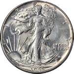 1945-P Walking Liberty Half PCGS MS64 Nice Eye Appeal Nice Strike