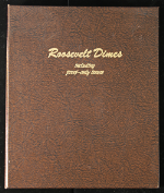 Used Dansco Roosevelt Dimes + PF Album - #8125, No Coins