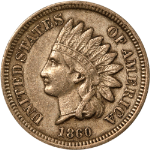 1860 Indian Cent