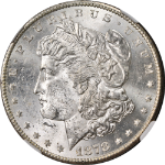 1878-S Morgan Silver Dollar NGC MS63 Blast White Great Eye Appeal