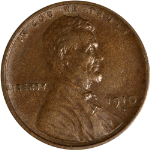 1910-S Lincoln Cent - Choice