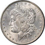 1878-P 7/8TF Weak Morgan Silver Dollar PCGS MS63+ Nice Eye Appeal Strong Strike