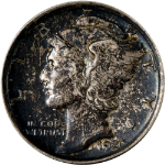 1920-P Mercury Dime - Split Bands