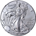 2020 Silver American Eagle $1 NGC MS70 - U.S. State Series - Louisiana