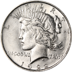 1922-D Peace Dollar