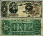 FR. 347 $1 1890 Treasury Note VF