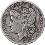 1885-CC Morgan Silver Dollar Choice F+ Key Date Great Eye Appeal Nice Strike