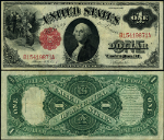 FR. 36 $1 1917 Legal Tender VF+