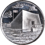 American Landmarks 2 Ounce Silver - Pearl Harbor - .999 Fine