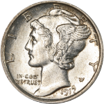 1917-S Mercury Dime