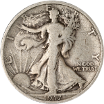 1917-S Reverse Walking Liberty Half