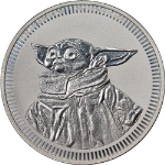 2023 Niue 1 Ounce Silver - Star Wars: Baby Yoda Grogu - .999 Fine