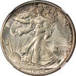 1934-S Walking Liberty Half NGC MS62 Nice Eye Appeal Nice Strike