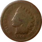 1869/9 Indian Cent