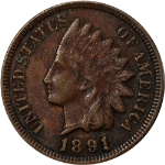 1891 Indian Cent