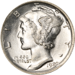 1920-P Mercury Dime -Choice