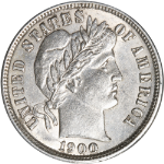 1900-S Barber Dime