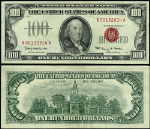 FR. 1550 $100 1966 Legal Tender A-A Block AU