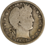 1894-P Barber Quarter