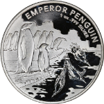 2023 Australia 1 Ounce Silver Dollar - Emperor Penguin - .999 Fine