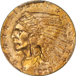 1928 Indian Gold $2.50 PCGS MS63 Nice Eye Appeal Nice Strike