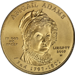 2007-W First Spouse Gold $10 Abigail Adams PCGS MS70 First Strike