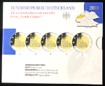 2011 Germany 2 Euro Commemorative 5 Coin Set - Cologne Cathedral - OGP