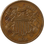 1865 Two (2) Cent Piece