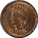 1892 Indian Cent PCGS MS63 RB Nice Eye Appeal Nice Strike