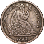 1838-P Seated Liberty Half Dime