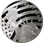 2018 Cook Islands 3 Ounce Silver $20 -Liberty Tribute - 999 Fine Proof - Capsule