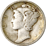 1918-D Mercury Dime