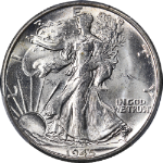 1945-S Walking Liberty Half PCGS MS63 Blast White Nice Eye Appeal