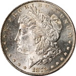 1878-S Morgan Silver Dollar PCGS MS64 Nice Eye Appeal Strong Strike