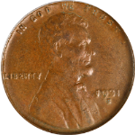 1931-S Lincoln Cent AU Brown Nice Eye Appeal Nice Strike