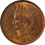 1898 Indian Cent NGC MS64 RB Great Eye Appeal Strong Strike