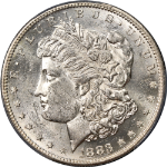 1883-S Morgan Silver Dollar PCGS MS62 Key Date Blast White Nice Strike